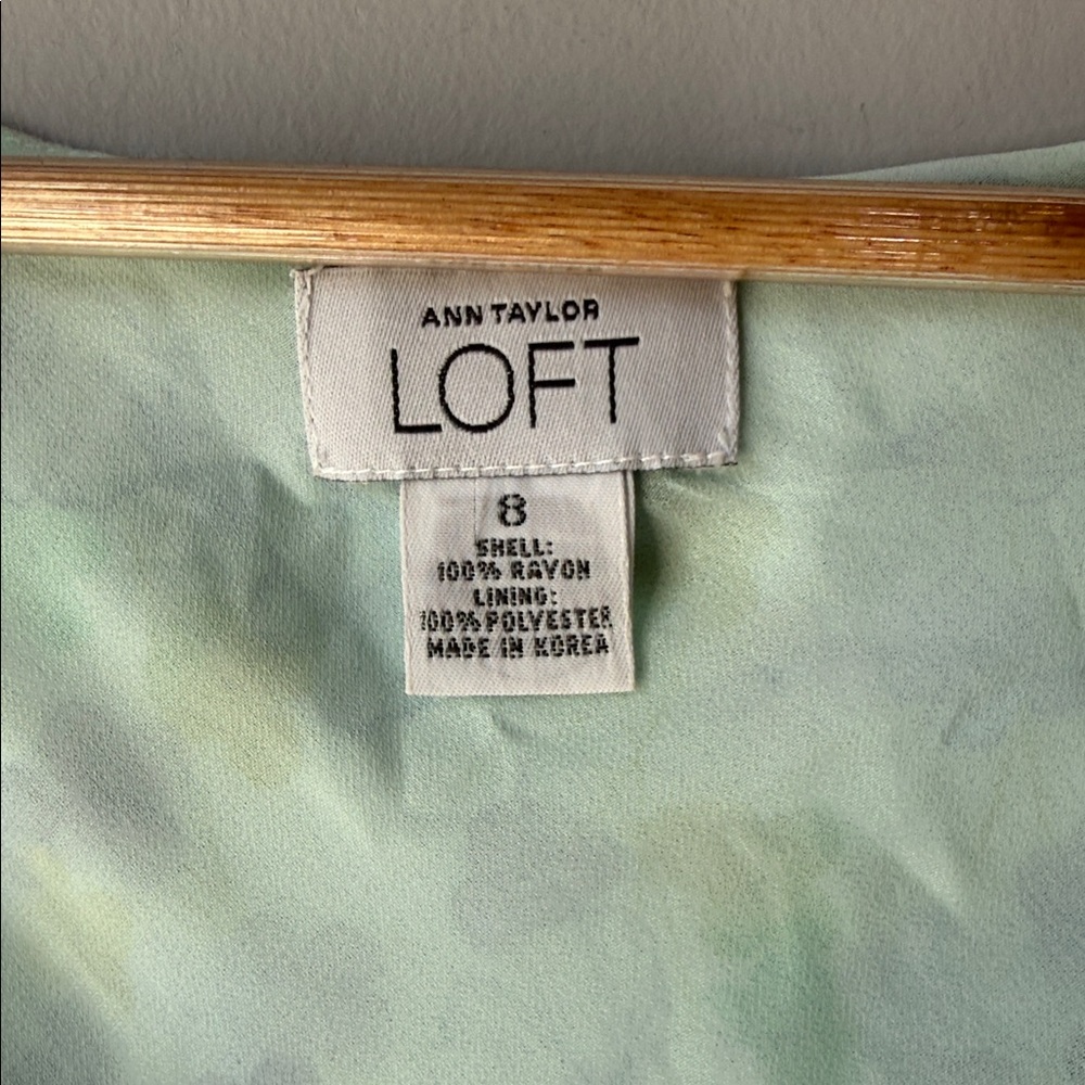 Vintage Y2K Ann Taylor Loft Floral Slip Dress - Picture 5 of 8